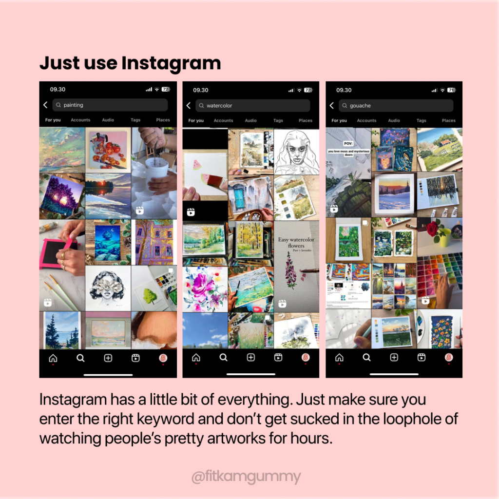 Just use instagram